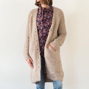 Apiece Apart alpaca oversize cardigan sweater jacket